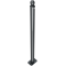 Ornamental bollard | Series 465B | � 60 mm | stationary, to be fixed by plugswith base plate 100 x 150 mm | without lock | without eyelet